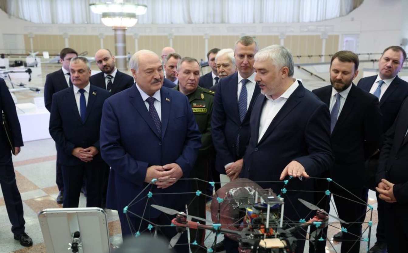 Exposición de drones rusos en Bielorrusia