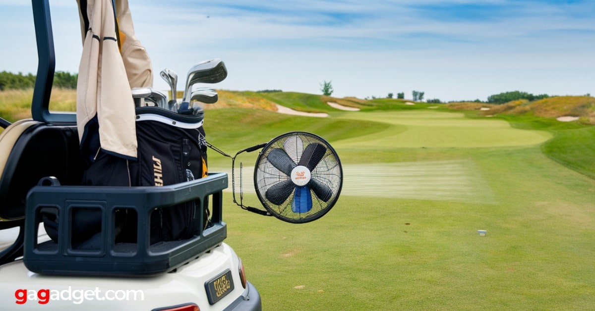 ventilador carrito de golf