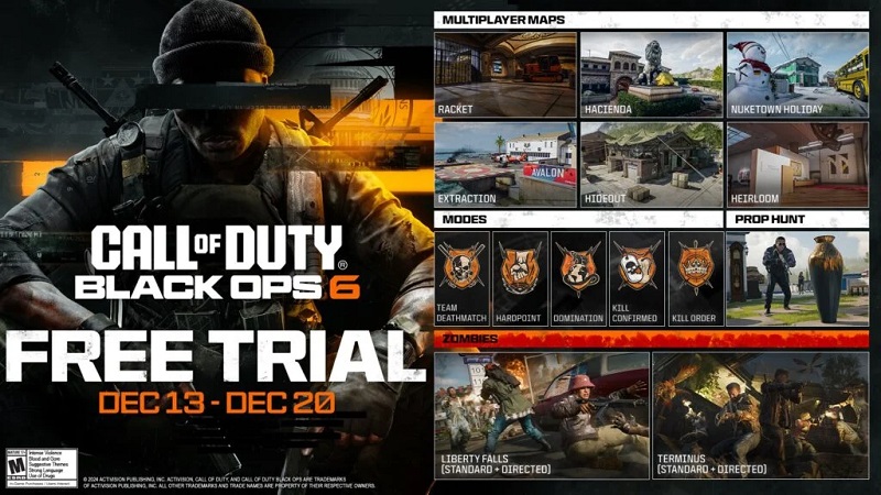 Cartel de la semana de contenidos gratuitos de Call of Duty: Black Ops 6
