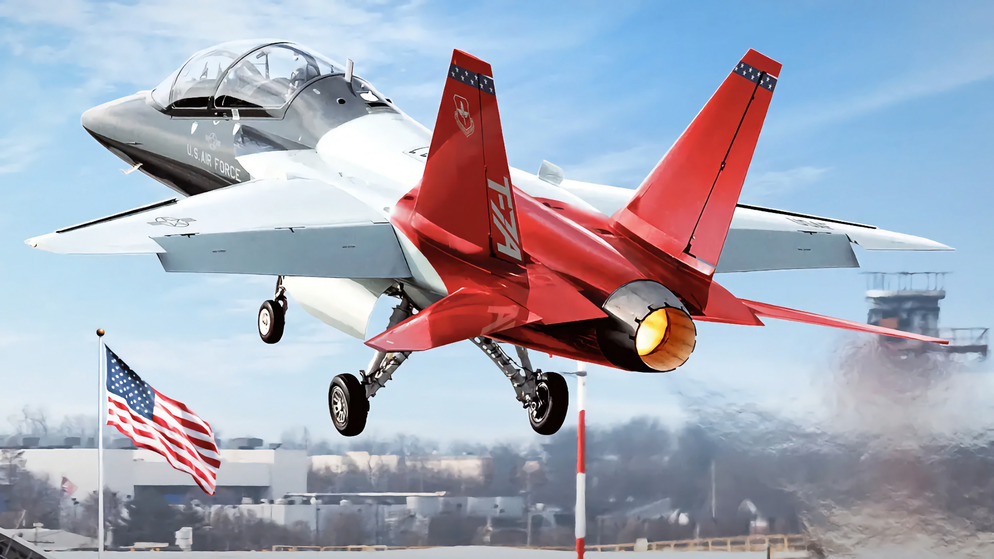 Para sustituir al F-16 Fighting Falcon: EE.UU. quiere desarrollar un avión de ataque ligero basado en el Boeing T-7 A Red Hawk Para sustituir al F-16 Fighting Falcon: EE.UU. quiere desarrollar un avión de ataque ligero basado en el Boeing T-7 A Red Hawk