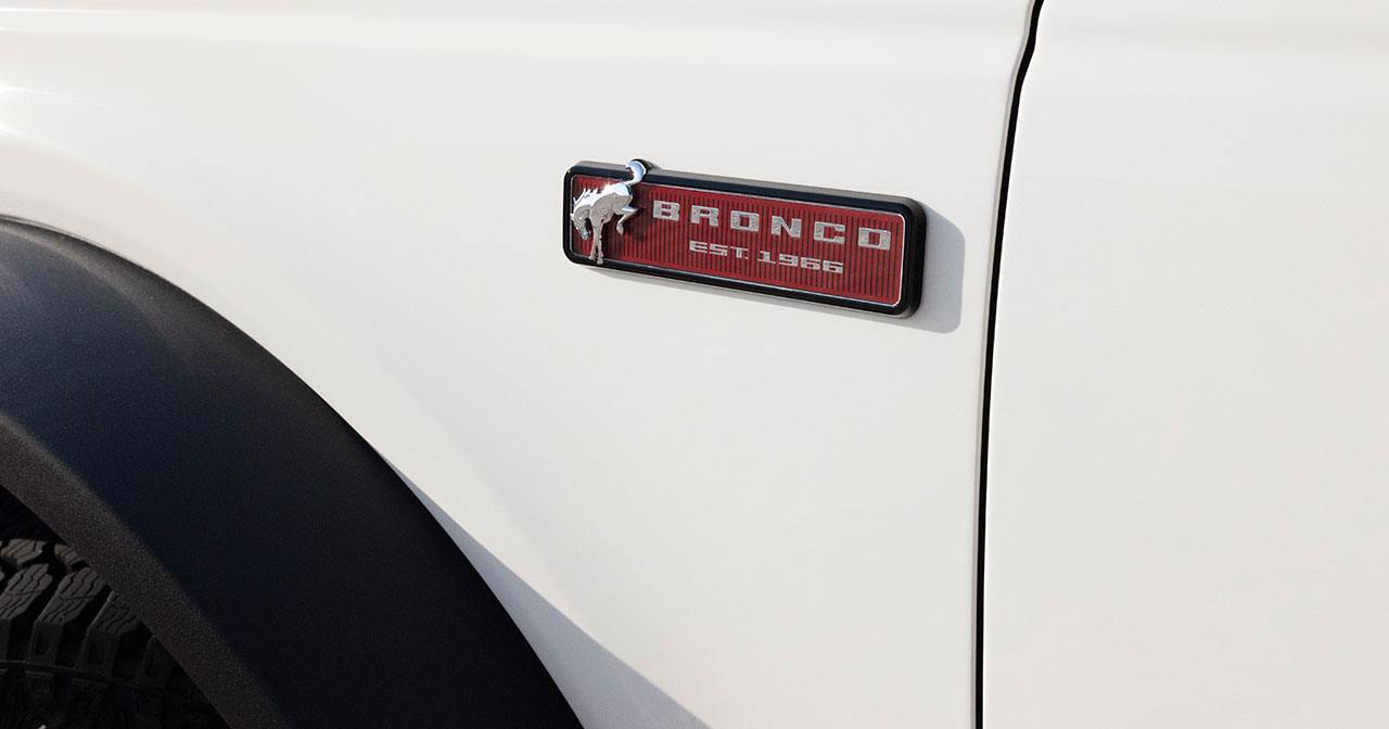 Ford Bronco 60th Anniversary Edition - Unique Badge