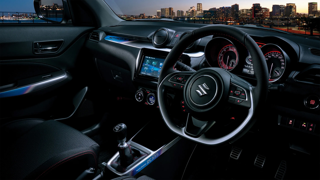 Interior del Suzuki Swift Sport ZC33S Final Edition Interior del Suzuki Swift Sport ZC33S Final Edition
