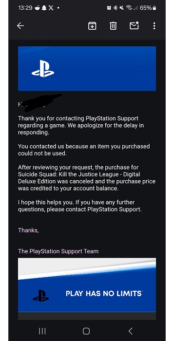 Sony está devolviendo el dinero a todos los que compraron el fallido juego de acción Escuadrón Suicida: Kill the Justice League para PlayStation 5-2 Sony está devolviendo el dinero a todos los que compraron el fallido juego de acción Escuadrón Suicida: Kill the Justice League para PlayStation 5-2