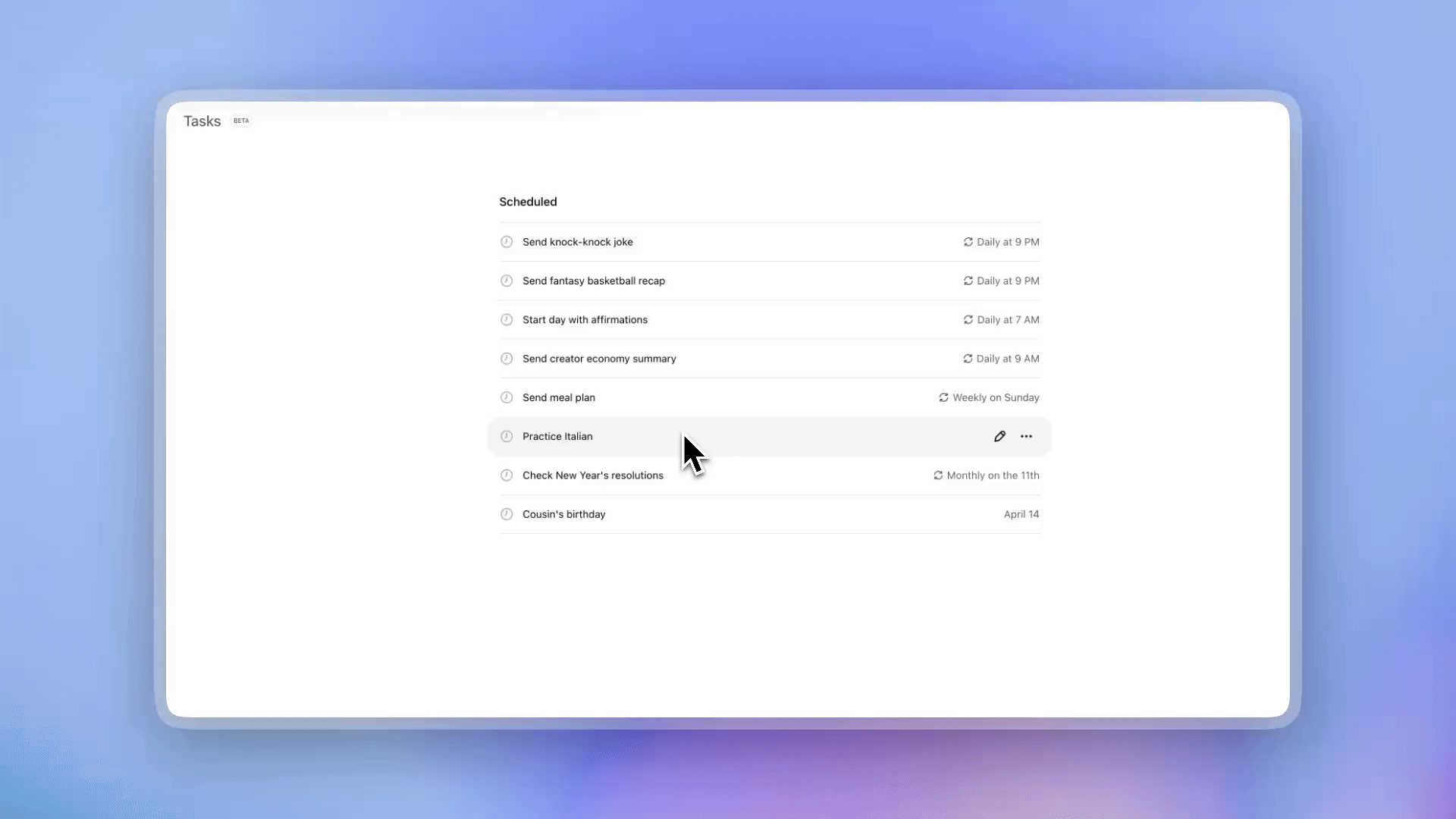 La función de programación de tareas en ChatGPT