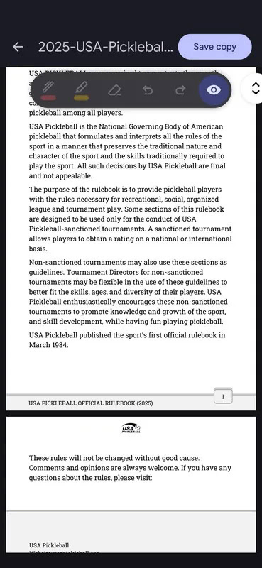 Lector de PDF en Chrome para Android