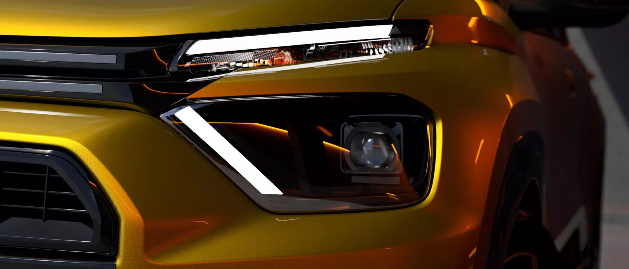 Pinzas de freno rojas del Citroën Basalt Vision