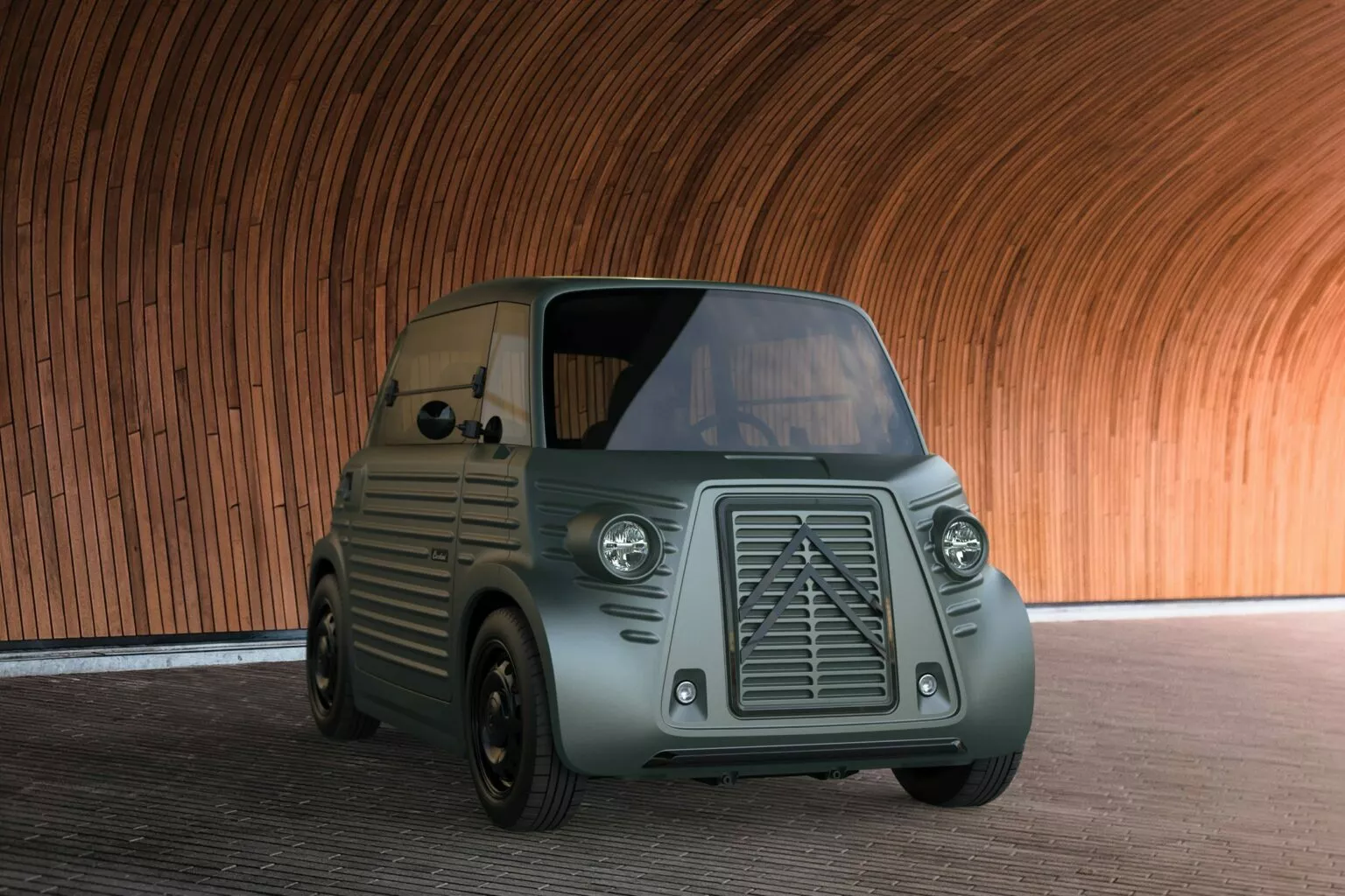 Citroën Type Ami en estilo retro. Citroën Type Ami en estilo retro.