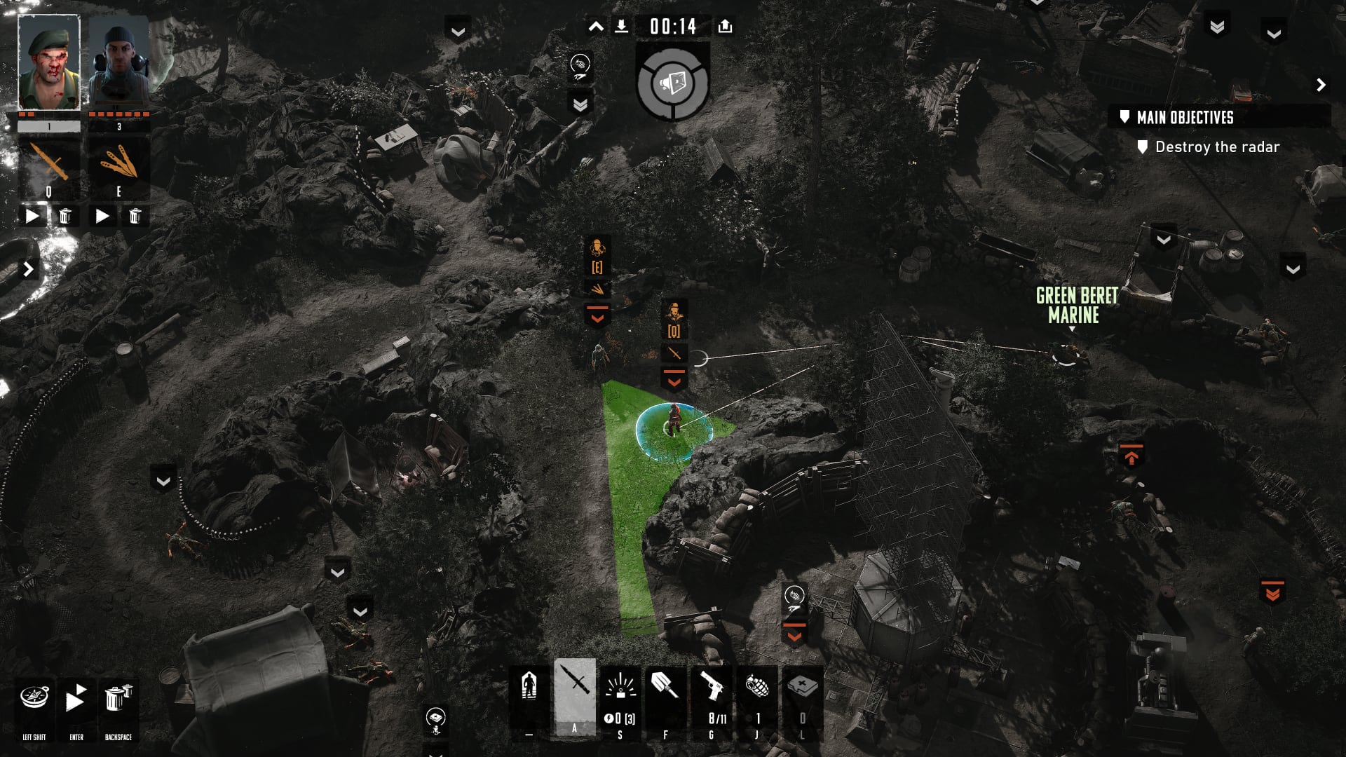 Trabajo en equipo en Commandos: Origins Trabajo en equipo en Commandos: Origins