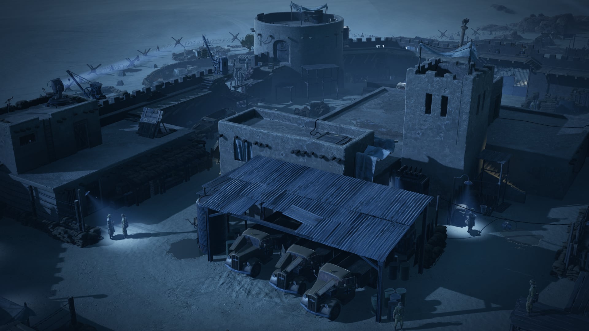 Una escena del juego Commandos: Origins Una escena del juego Commandos: Origins