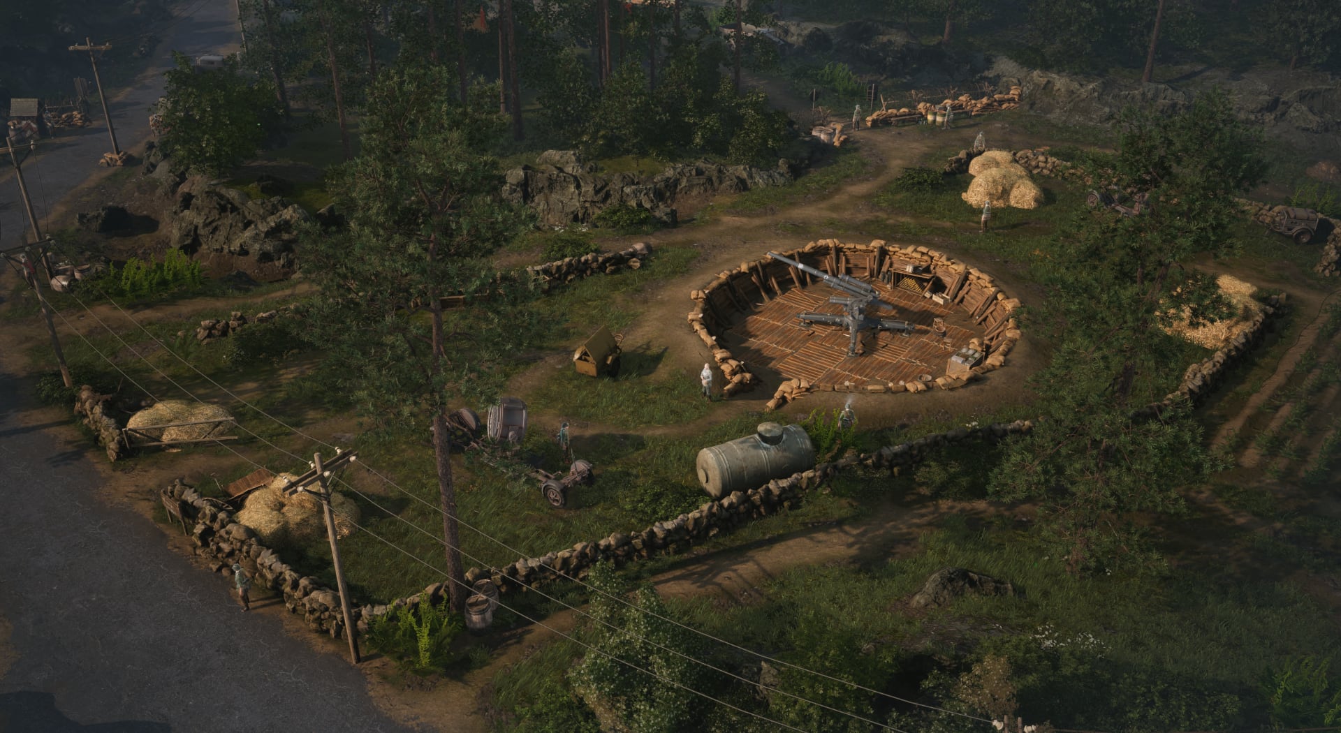 Una escena del juego Commandos: Origins Una escena del juego Commandos: Origins