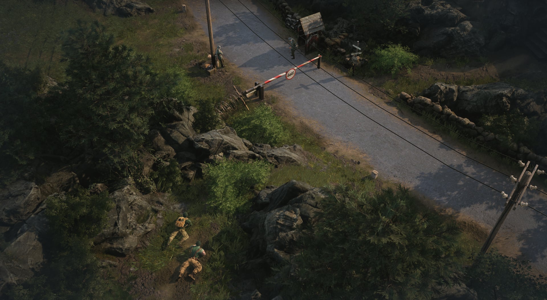 Una escena del juego Commandos: Origins Una escena del juego Commandos: Origins