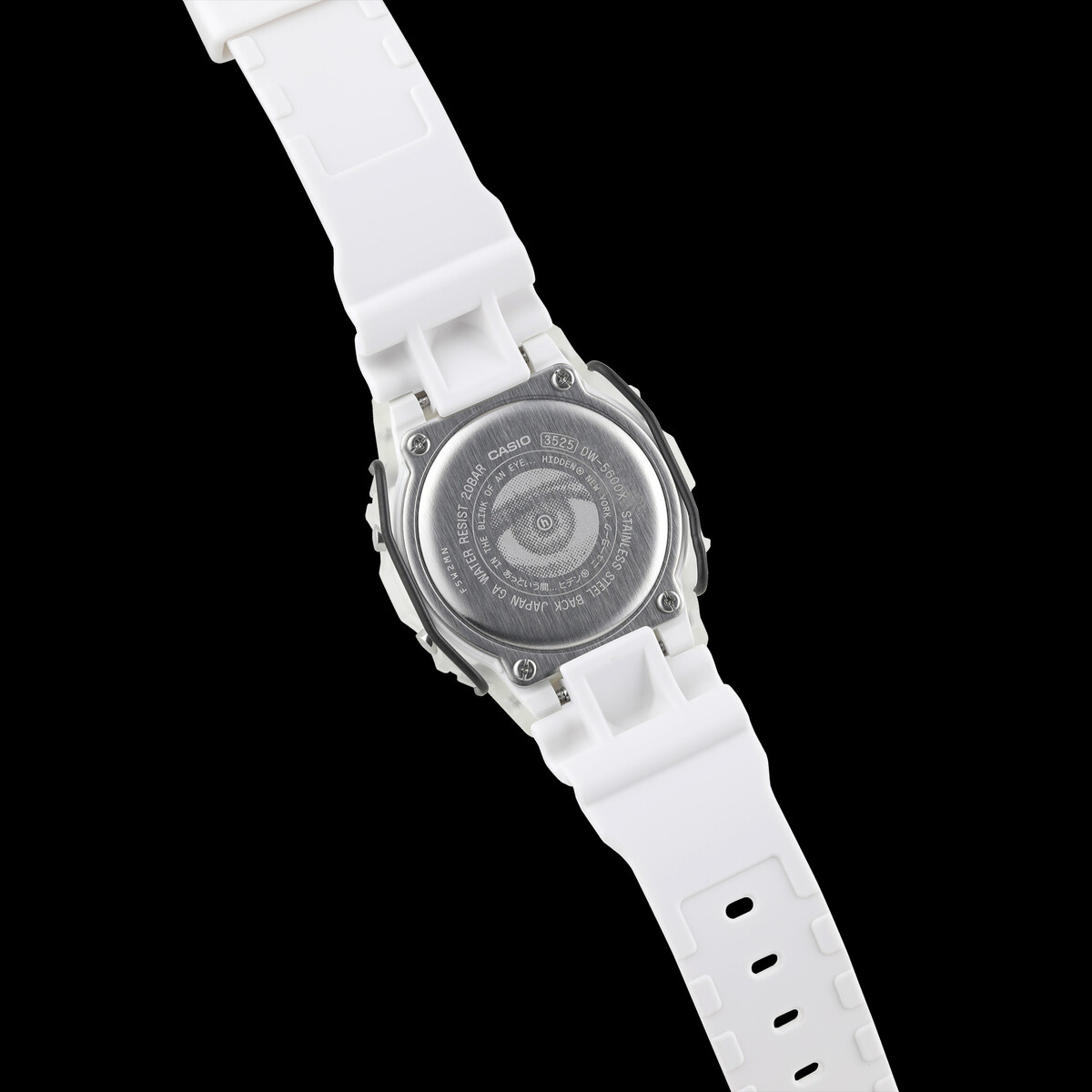La parte trasera del reloj G-Shock