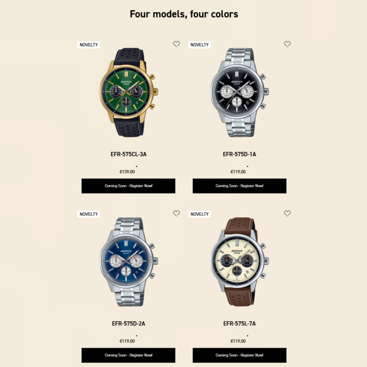Reloj Casio Edifice EFR-575