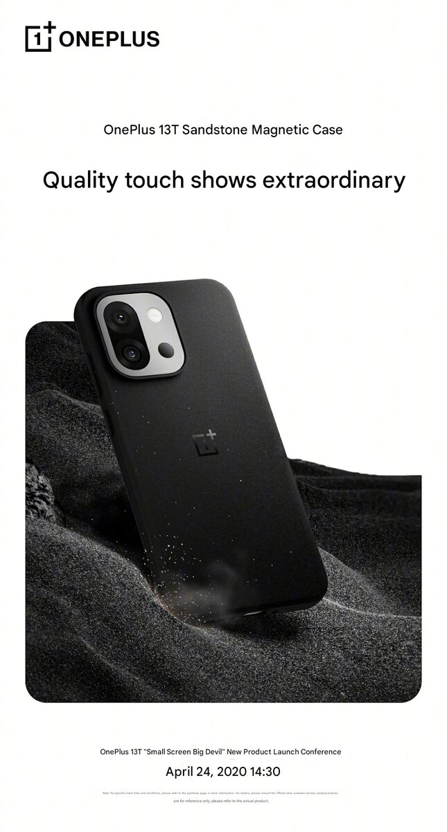 Comparación de tamaño OnePlus 13T Comparación de tamaño OnePlus 13T