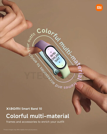 Xiaomi Smart Band 10 - parte trasera Xiaomi Smart Band 10 - parte trasera