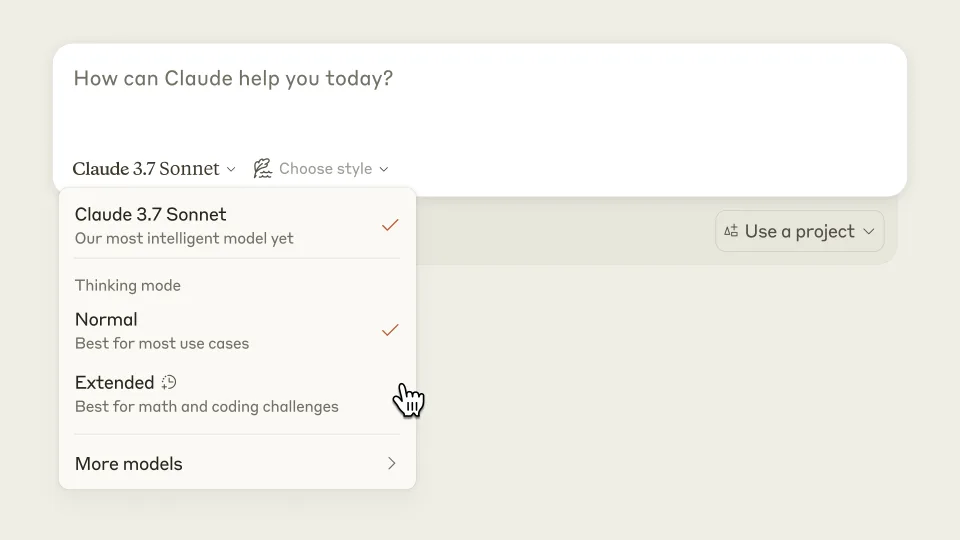 Ilustración: Antrópico Nueva opción para el chatbot Claude