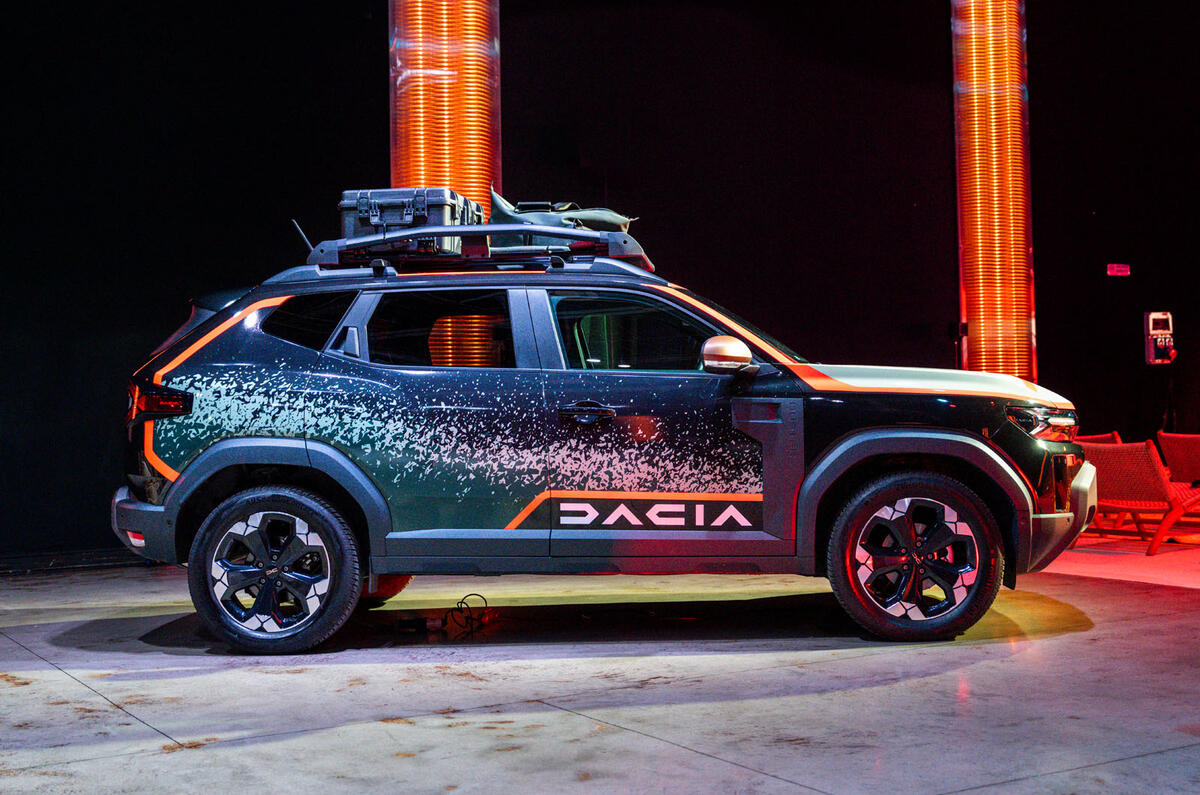 Dacia Duster Soul of Dakar, vista lateral Dacia Duster Soul of Dakar, vista lateral
