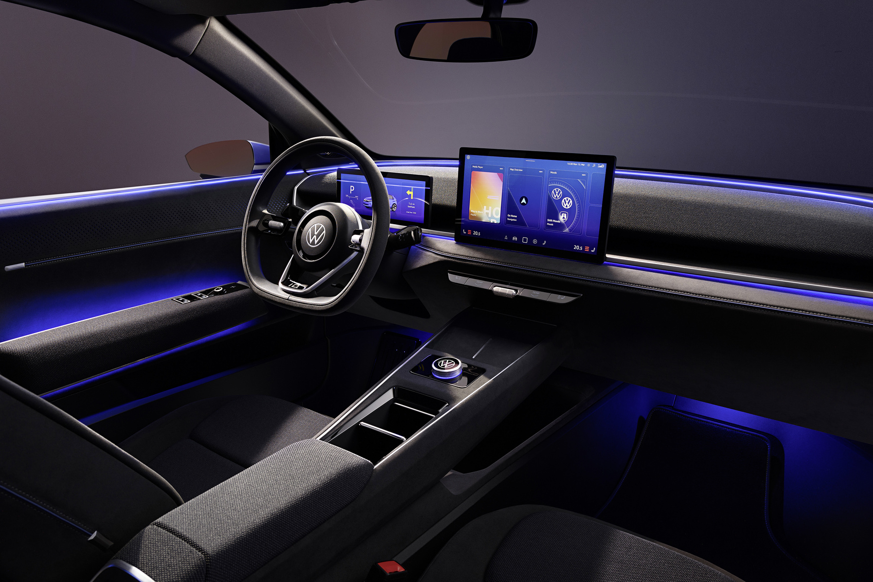 Интерьер Volkswagen ID. 2all concept Интерьер Volkswagen ID. 2all concept