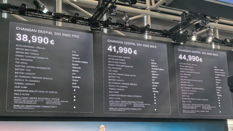 Apariencia del Changan Deepal S05