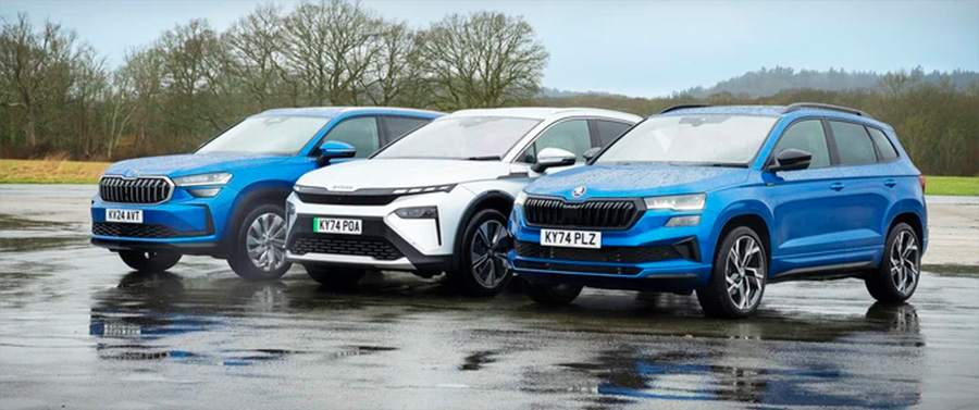 Foto: Skoda El experimento se llevó a cabo en tres coches Skoda