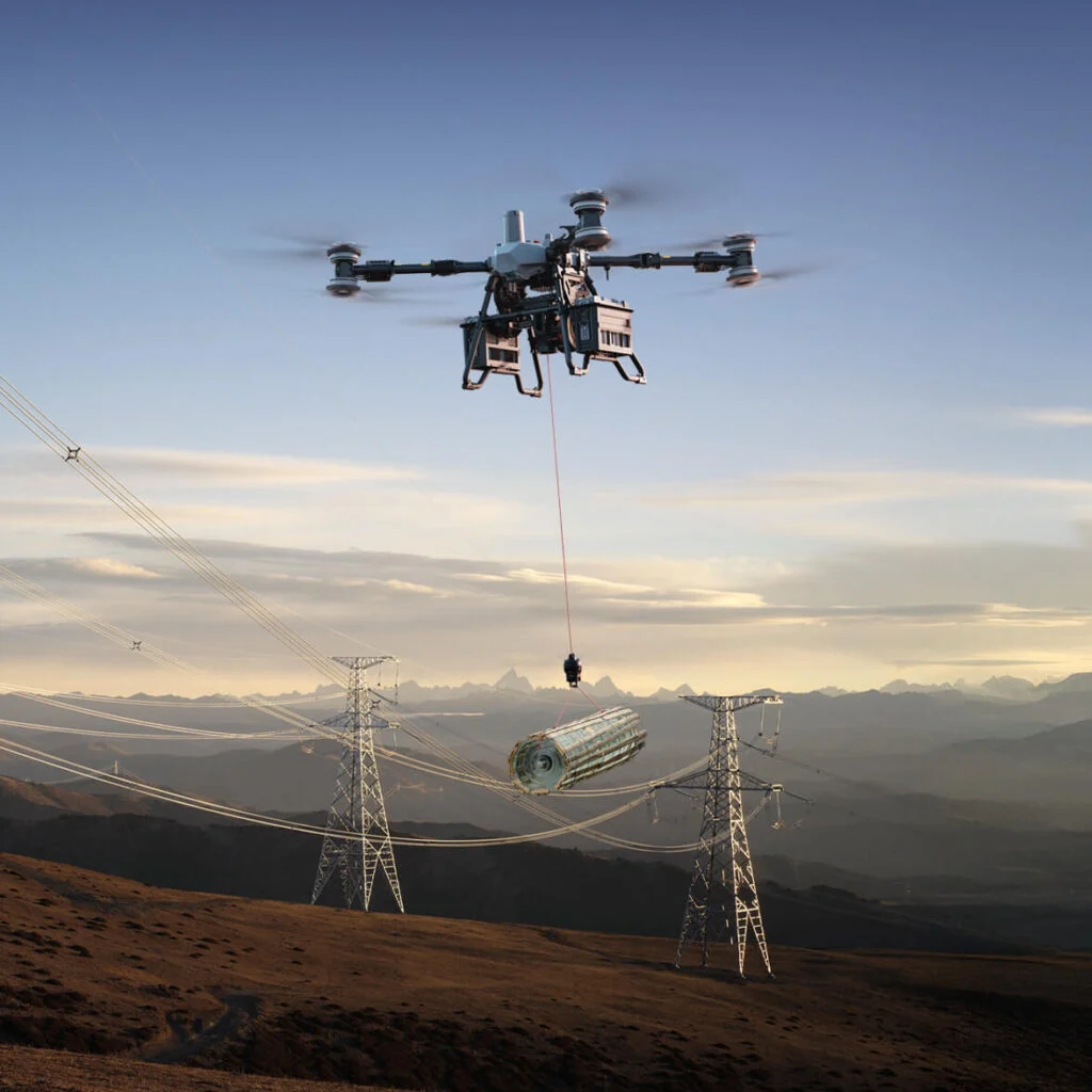 DJI FlyCart 100 en el aire DJI FlyCart 100 en el aire