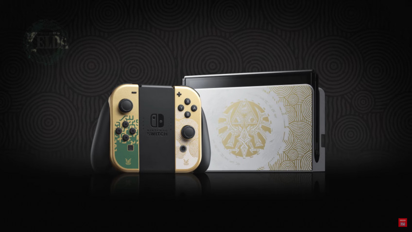 Nintendo ha presentado una edición limitada de la consola Switch OLED, que tiene el estilo de The Legend of Zelda: Tears of the Kingdom-6 Nintendo ha presentado una edición limitada de la consola Switch OLED, que tiene el estilo de The Legend of Zelda: Tears of the Kingdom-6
