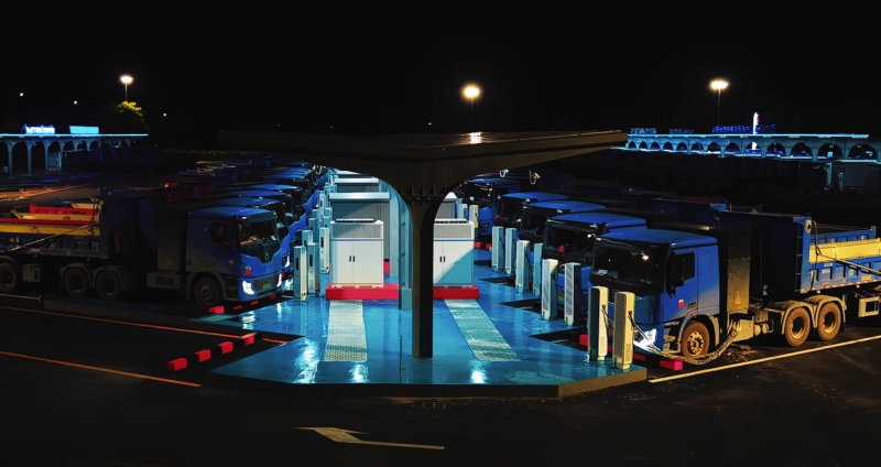 Estación de carga Huawei para camiones eléctricos 1