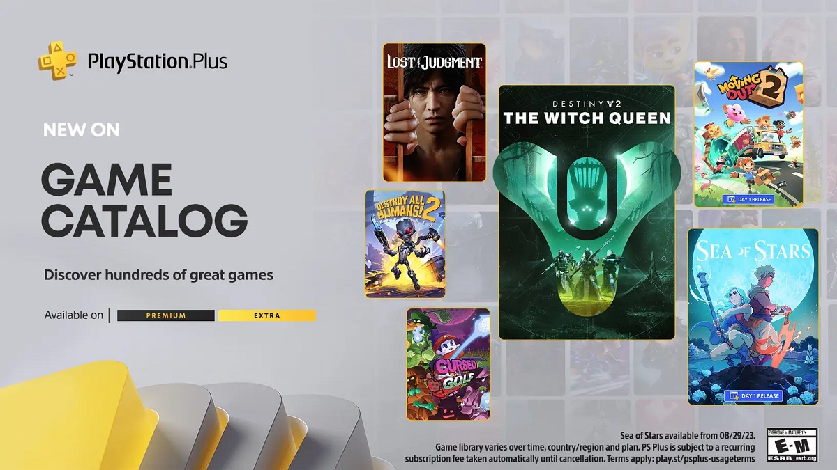 ¡El complemento de Destiny 2, Lost Judgment, Destroy All Humans! 2 y mucho más en los juegos de PS Plus Extra y PS Premium para suscriptores de PS Plus Extra y PS Premium en agosto. ¡El complemento de Destiny 2, Lost Judgment, Destroy All Humans! 2 y mucho más en los juegos de PS Plus Extra y PS Premium para suscriptores de PS Plus Extra y PS Premium en agosto.