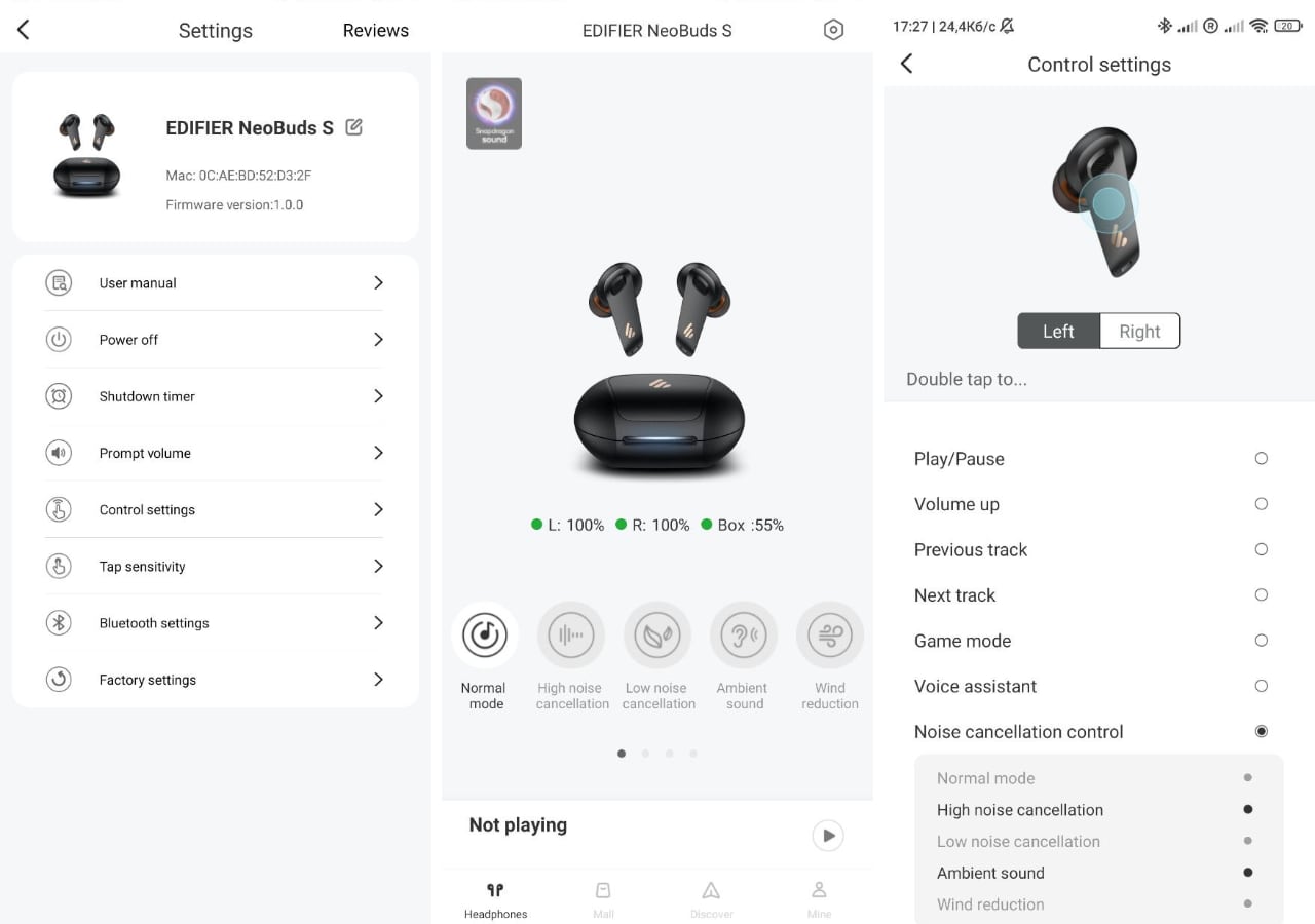 Siete colores de música: Análisis de los Edifier NeoBuds S - Auriculares intraauriculares TWS con ANC y transductores híbridos-20 Siete colores de música: Análisis de los Edifier NeoBuds S - Auriculares intraauriculares TWS con ANC y transductores híbridos-20