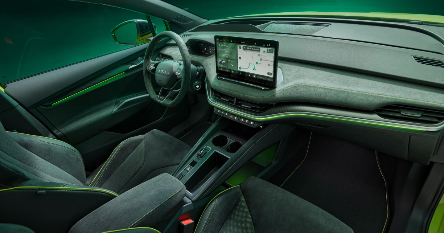 Interior del Skoda Elroq RS Interior del Skoda Elroq RS