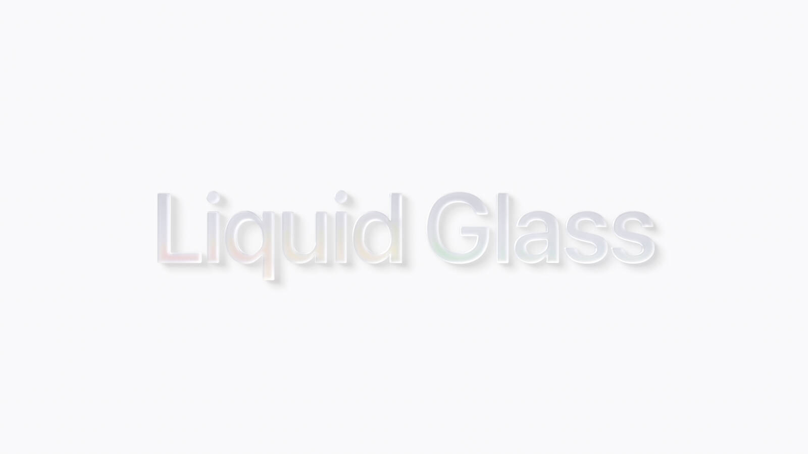 Diseño de aplicación Liquid Glass Diseño de aplicación Liquid Glass