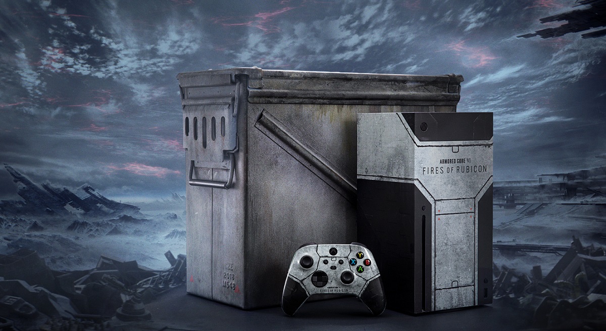 Microsoft invita a los usuarios de Twitter/X a participar en el sorteo de una consola Xbox Series X única en su estilo de Armored Core 6 Fires of Rubicon. Microsoft invita a los usuarios de Twitter/X a participar en el sorteo de una consola Xbox Series X única en su estilo de Armored Core 6 Fires of Rubicon.