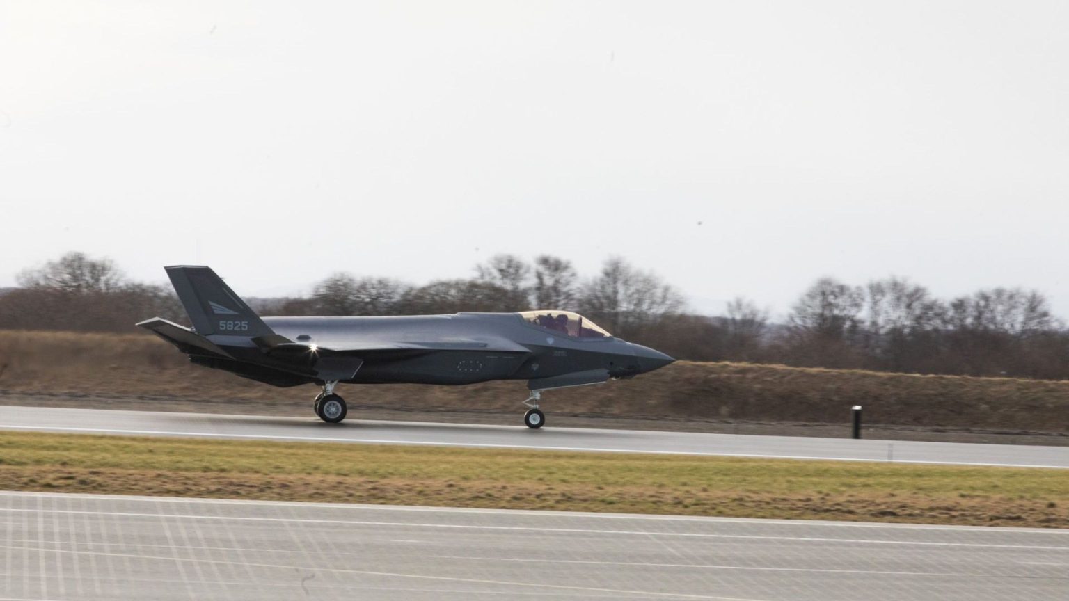 El nuevo F-35A noruego. Ilustración: Ministerio de Defensa noruego