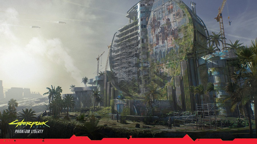 Un sueño enterrado bajo una capa de polvo: Los desarrolladores de Cyberpunk 2077 han revelado el nuevo arte atmosférico de la expansión Phantom Liberty.-2 Un sueño enterrado bajo una capa de polvo: Los desarrolladores de Cyberpunk 2077 han revelado el nuevo arte atmosférico de la expansión Phantom Liberty.-2