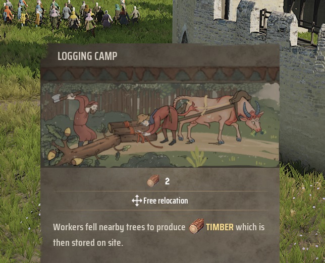 Una imagen de los recursos en Manor Lords Una imagen de los recursos en Manor Lords