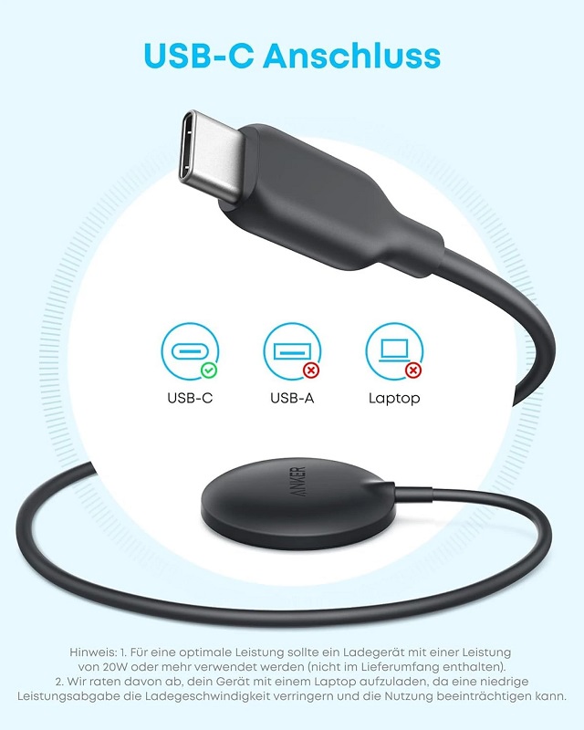 Zolo Wireless Charger con cable USB-C Zolo Wireless Charger con cable USB-C