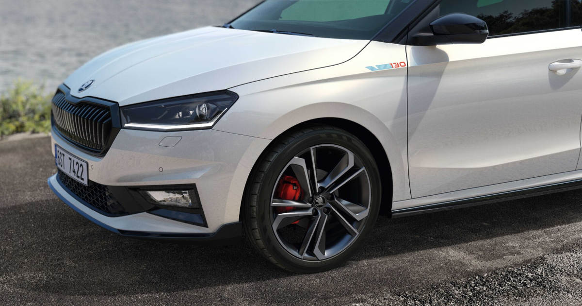 Škoda Fabia 130 - Vista frontal Škoda Fabia 130 - Vista frontal