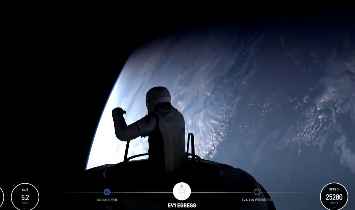 Vídeo único: Los miembros de la misión Polaris Down realizan el primer paseo espacial de la historia por astronautas no profesionales Vídeo único: Los miembros de la misión Polaris Down realizan el primer paseo espacial de la historia por astronautas no profesionales