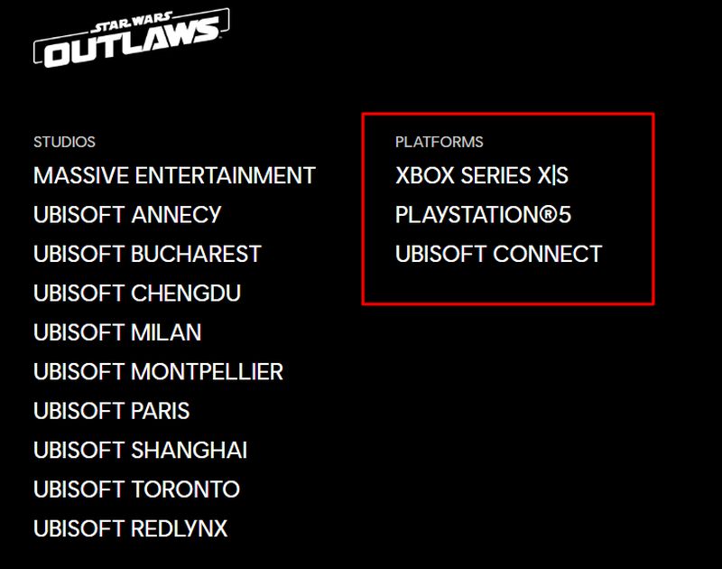 Los usuarios de Steam y EGS no podrán comprar Star Wars: Outlaws. El prometedor juego de acción solo estará disponible para los jugadores de PC en Ubisoft Store y Ubisoft Connect-2 Los usuarios de Steam y EGS no podrán comprar Star Wars: Outlaws. El prometedor juego de acción solo estará disponible para los jugadores de PC en Ubisoft Store y Ubisoft Connect-2