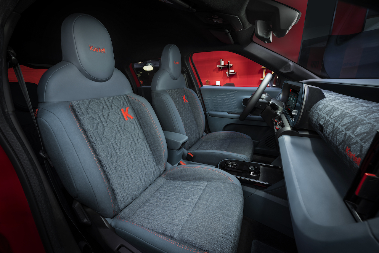 Interior del Fiat Grande Panda Kartell Interior del Fiat Grande Panda Kartell