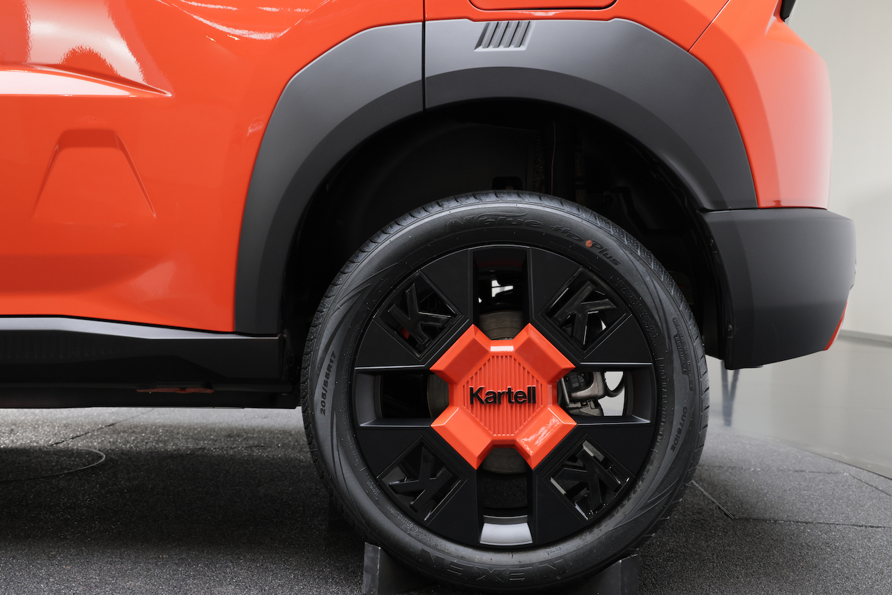 Dinámicas de forma del Fiat Grande Panda Kartell Dinámicas de forma del Fiat Grande Panda Kartell
