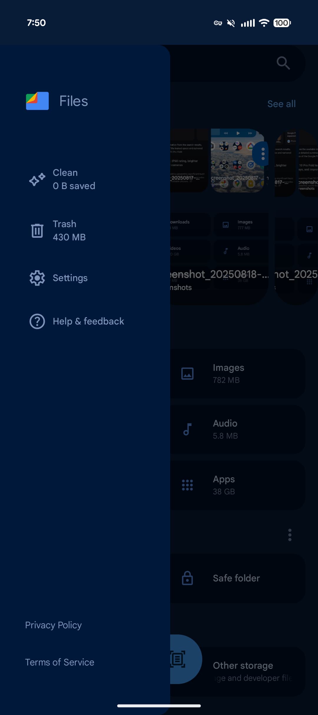 Files by Google - Interfaz Material 3 Expresiva 6