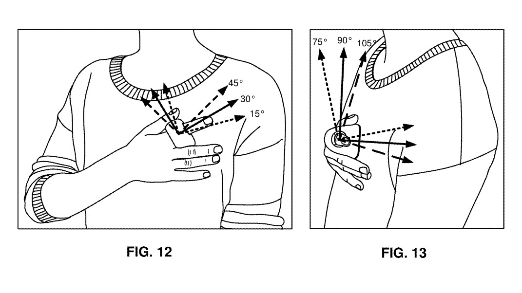 Patente de un dispositivo Fitbit para medir la presión arterial en el dedo