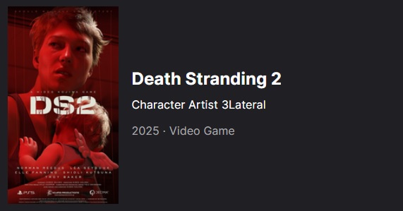 Death Stranding 2 saldrá en 2025 - dice la página de uno de los artistas del proyecto-2