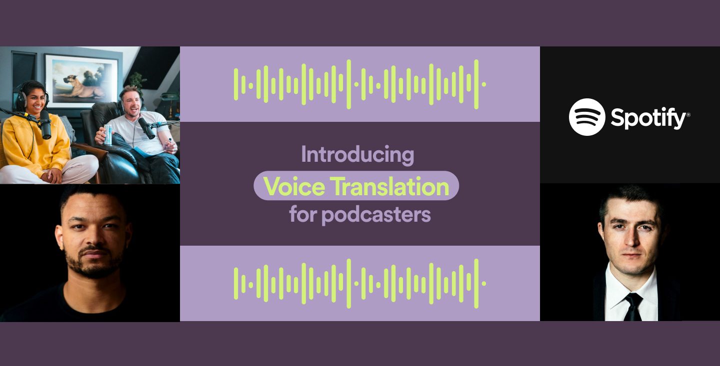 Spotify desvela una IA para clonar las voces de los podcasters y traducirlas a otros idiomas Spotify desvela una IA para clonar las voces de los podcasters y traducirlas a otros idiomas