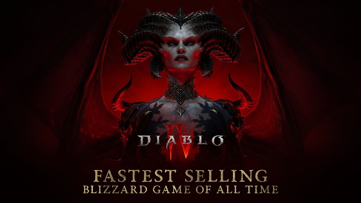 El día de su lanzamiento, Diablo IV fue el juego de Blizzard que más rápido se vendió. Los jugadores pasaron más de 93 millones de horas en el mundo de Santuario