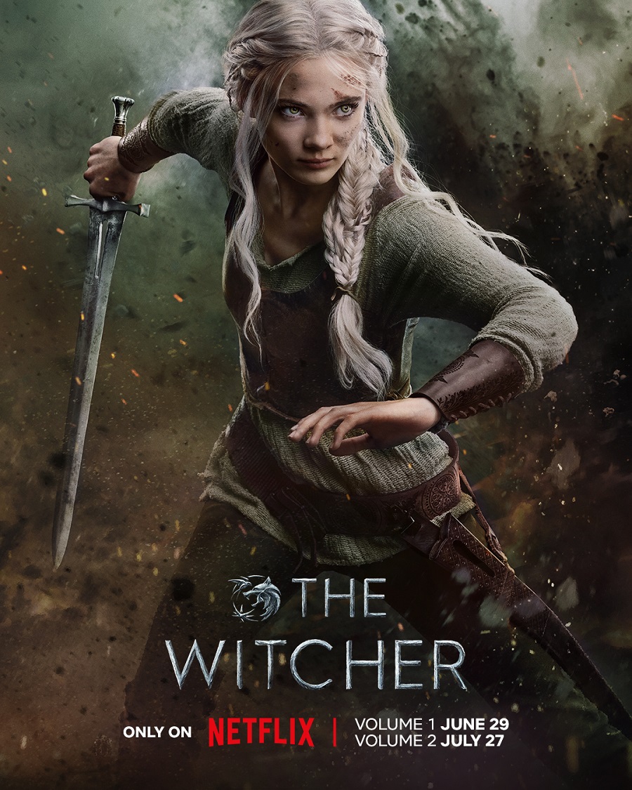 Netflix ha lanzado cuatro coloridos pósters en los que aparecen los principales personajes de la tercera temporada de la serie The Witcher y ha recordado a los espectadores el tráiler del 8 de junio-2 Netflix ha lanzado cuatro coloridos pósters en los que aparecen los principales personajes de la tercera temporada de la serie The Witcher y ha recordado a los espectadores el tráiler del 8 de junio-2