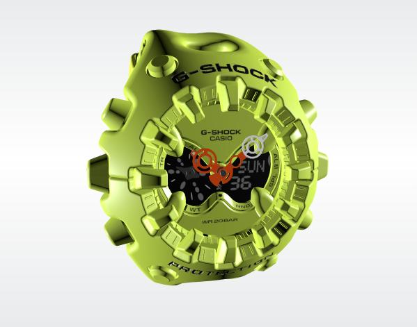 G-Shock GA-V01 en color verde lima