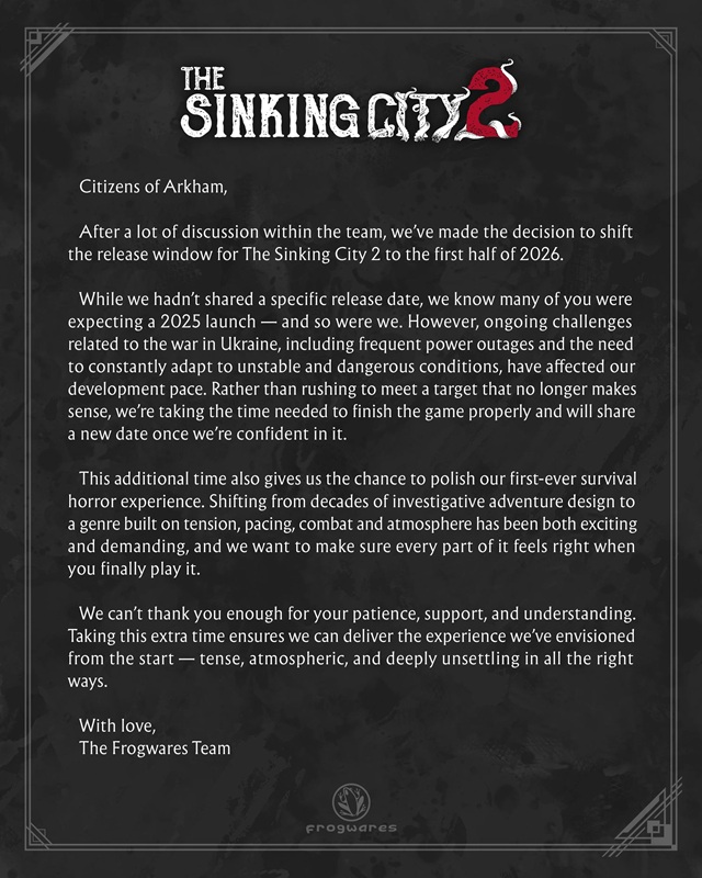 Captura de pantalla de The Sinking City 2