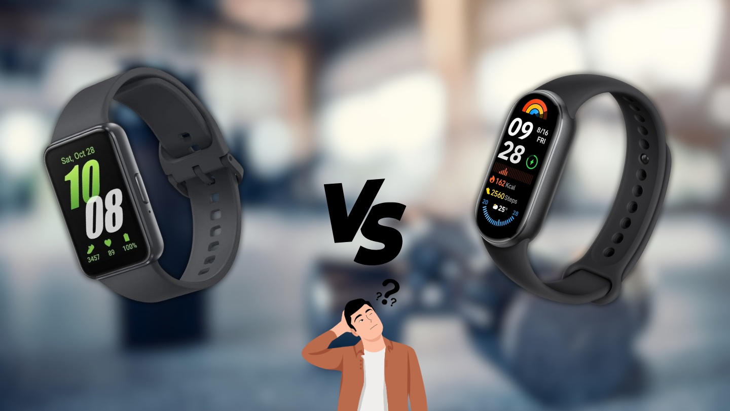 Galaxy Fit 3 frente a Band 9 Galaxy Fit 3 frente a Band 9